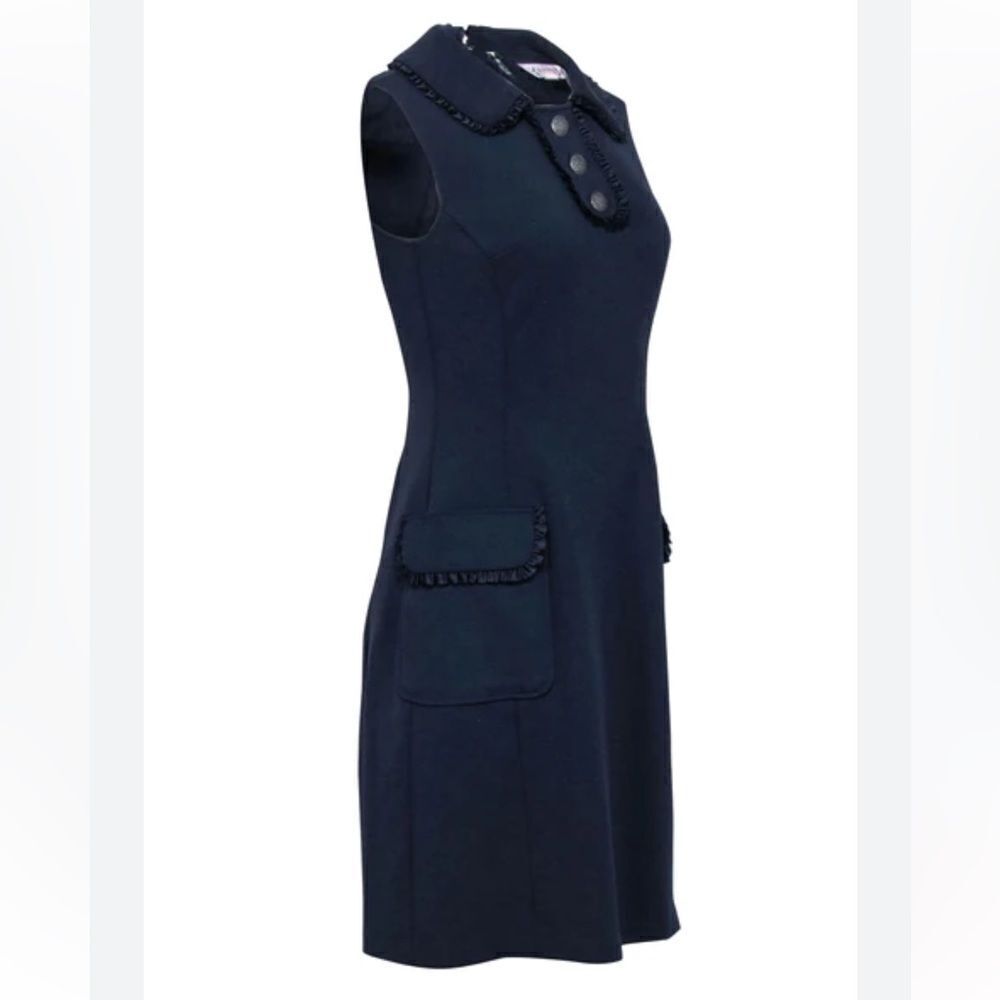 Nanette Lepore Ruffle Peter Pan Collar Dress - Picture 2 of 6